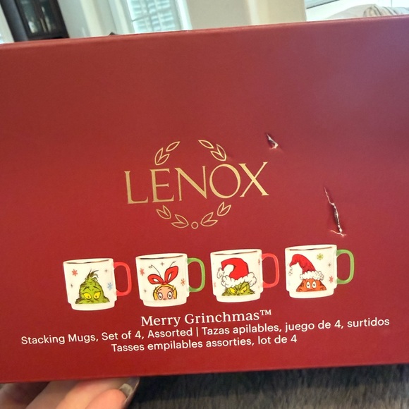 Lenox Other - 🎄 Lenox Merry Grinchmas™ Stacking Mugs – Set of 4 🎄